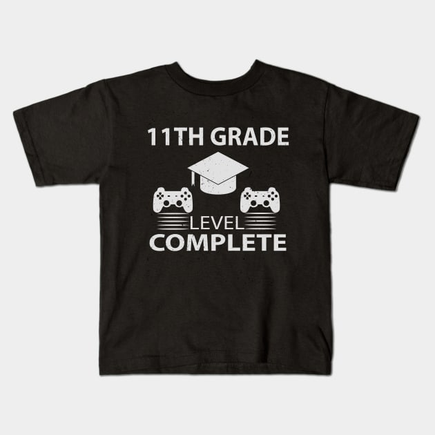 11TH Grade Level Complete Kids T-Shirt by Hunter_c4 "Click here to uncover more designs"